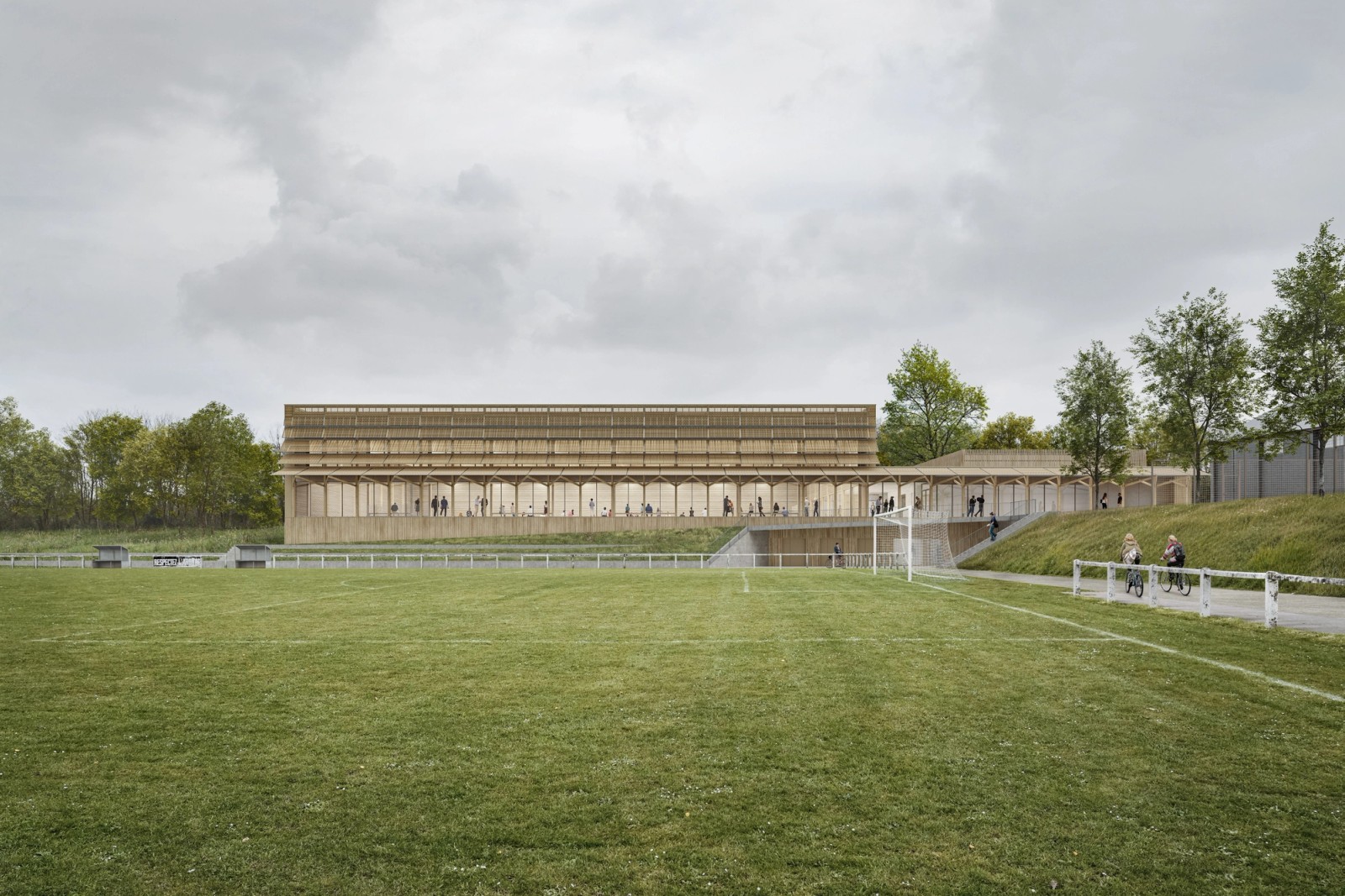 Gymnase Louis Gamet à La Haye - by MAArchitectes 1