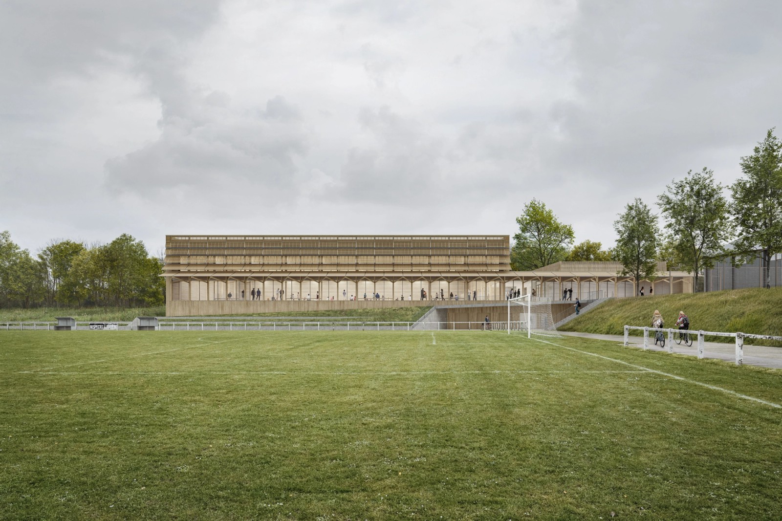 Gymnase Louis Gamet à La Haye - by MAArchitectes 1
