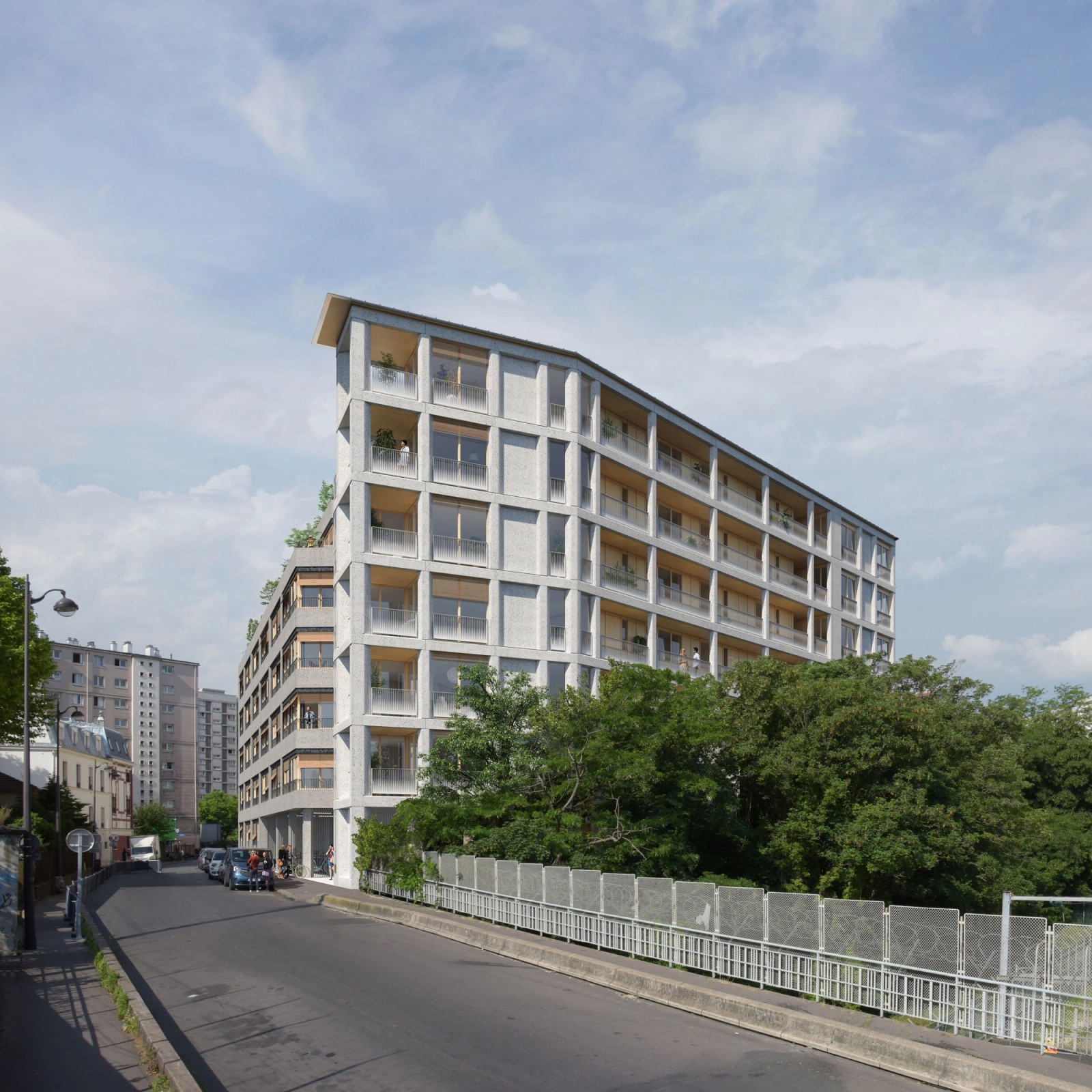 La Soda et Mars architecture Logements à Paris rue Baudry - by La Soda  1