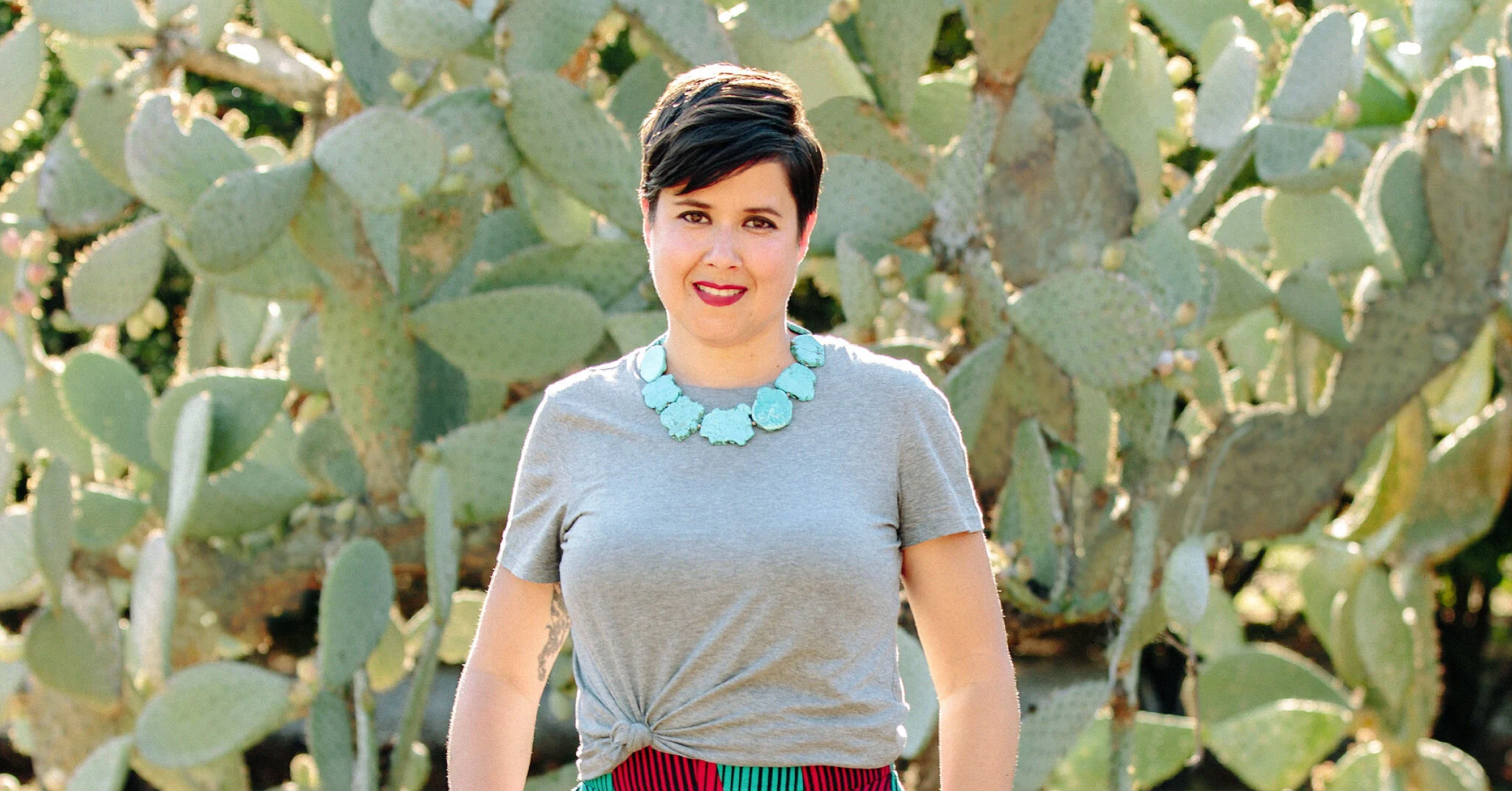 Headshot of Nopalera Founder & CEO Sandra Velasquez