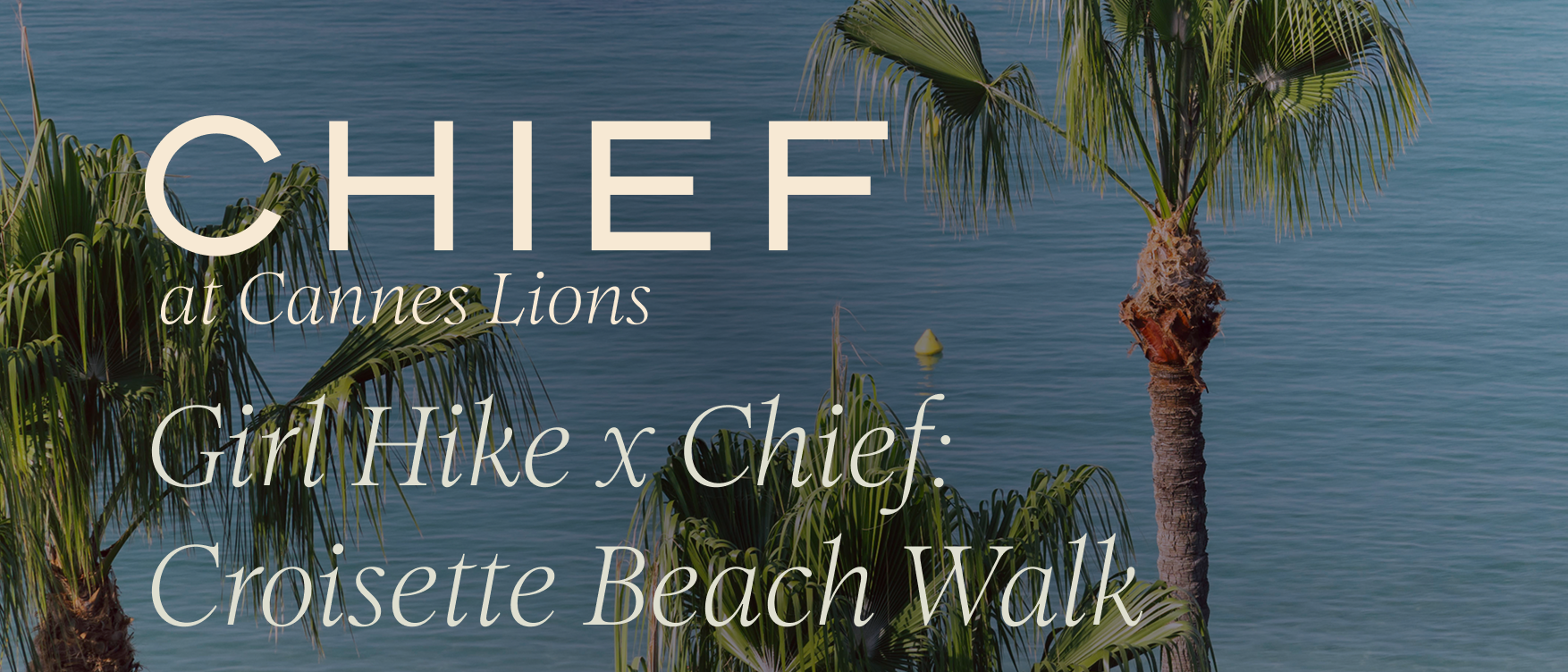 Chief returns to Cannes Lions
