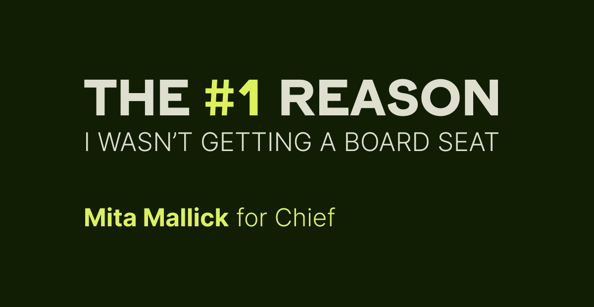 Want to Land a Board Seat? Act Like an Advisor, Not an Operator