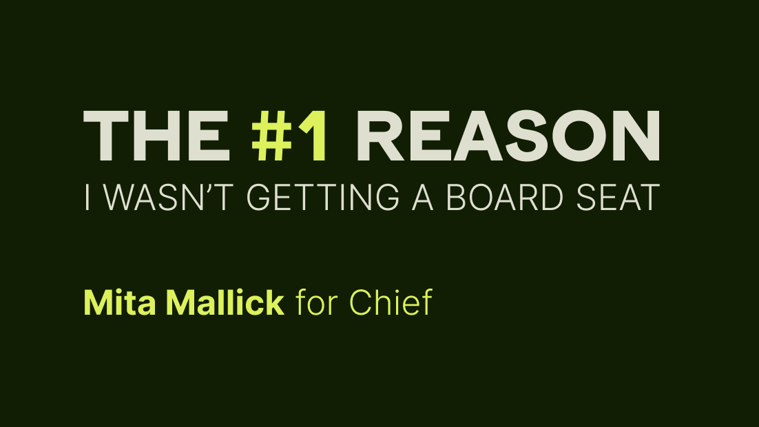 Want to Land a Board Seat? Act Like an Advisor, Not an Operator