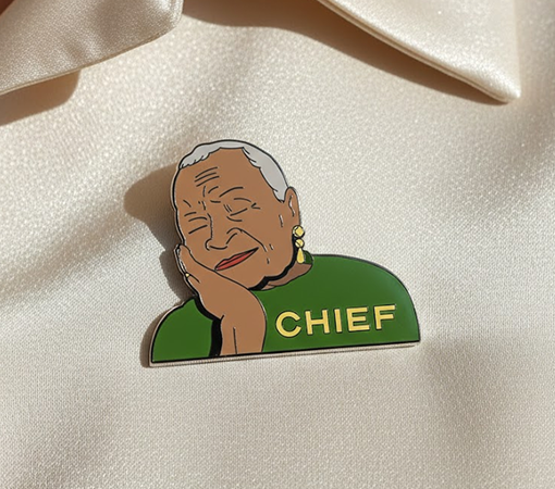 Viola Ford Fletcher lapel pin