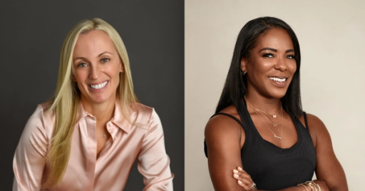 (Left) PVOLVE President Julie Cartwright, (right) Dr. Jessica Shepherd, OB/GYN and PVOLVE Advisory Board Member for Women’s Health & Longevity