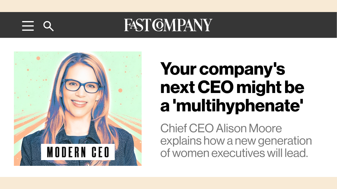 Your Company's Next CEO Might Be a 'Multihyphenate'