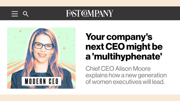Your Company's Next CEO Might Be a 'Multihyphenate'