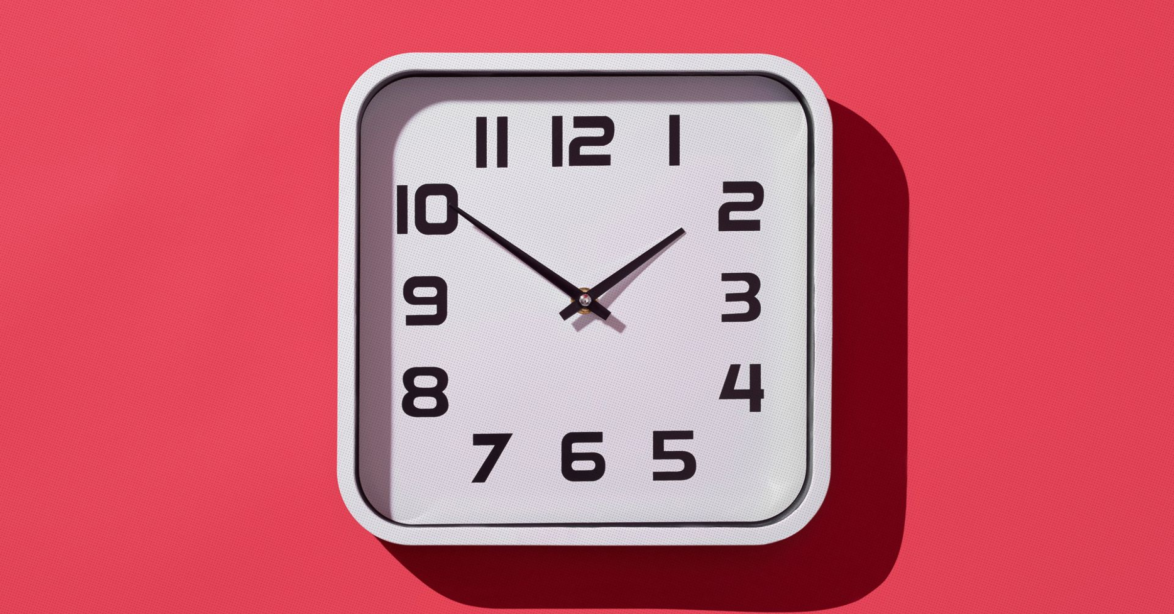 Illustration of clock representing time of menopause transition