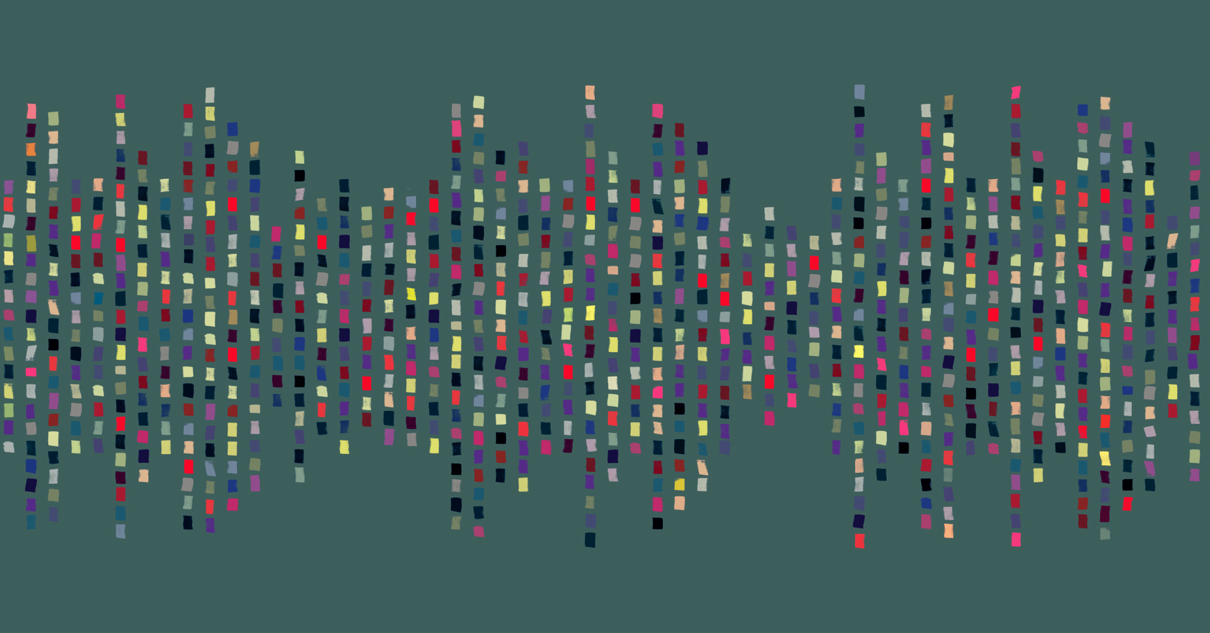 Illustration of wavelength pattern representing friction