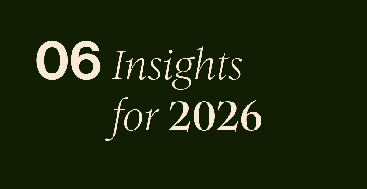 06 Insights for 2026