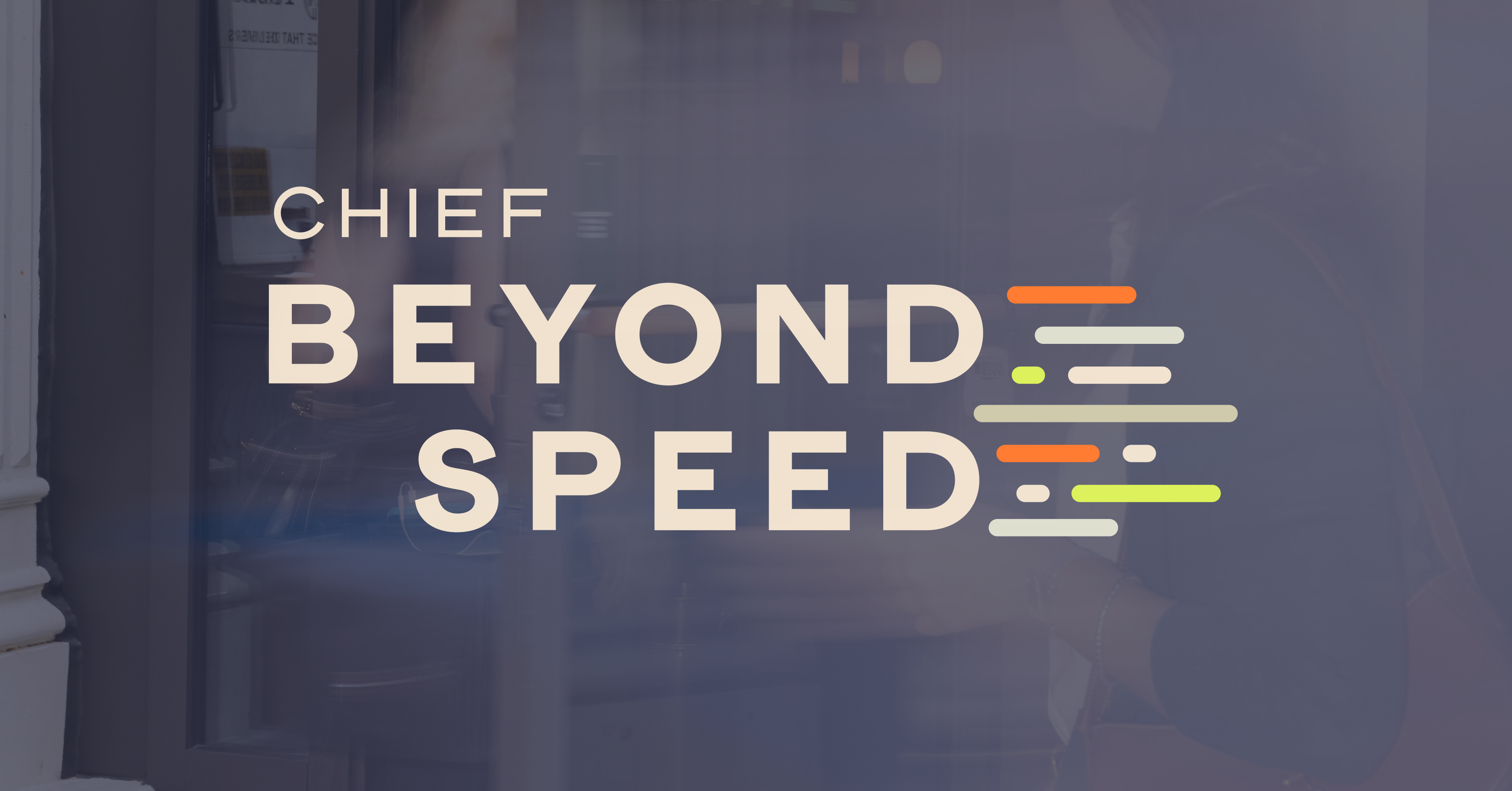 Cover graphic for Beyond Speed