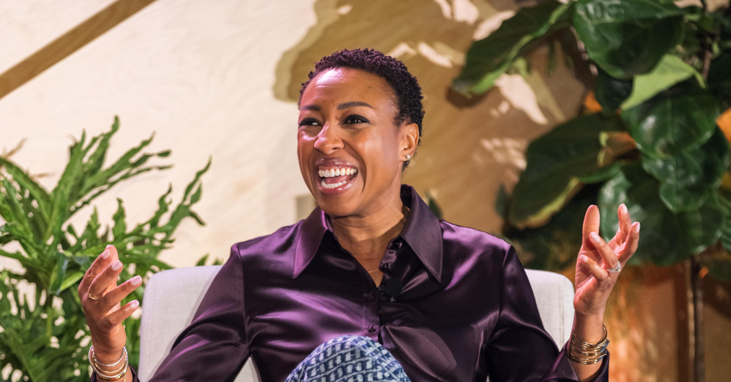 Tory Burch Foundation President Tiffany Dufu speaking at The Chief Suite at SXSW