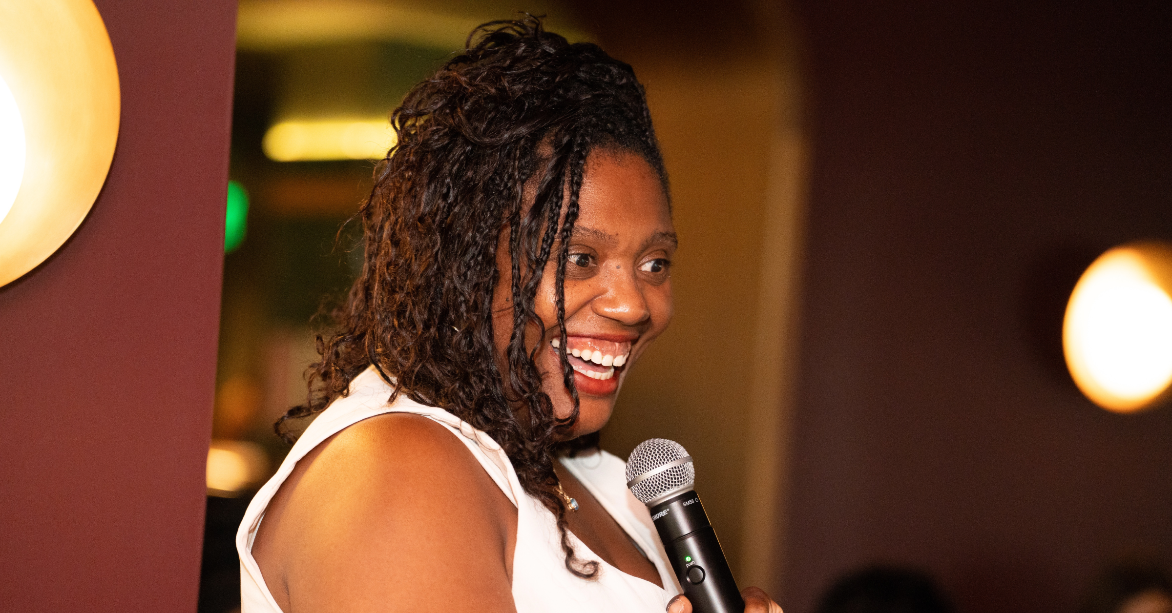 Chief Member speaking at recent Clubhouse event in Washington, D.C.