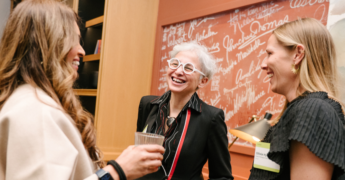 Three Chief Members in conversation at Los Angeles Clubhouse event