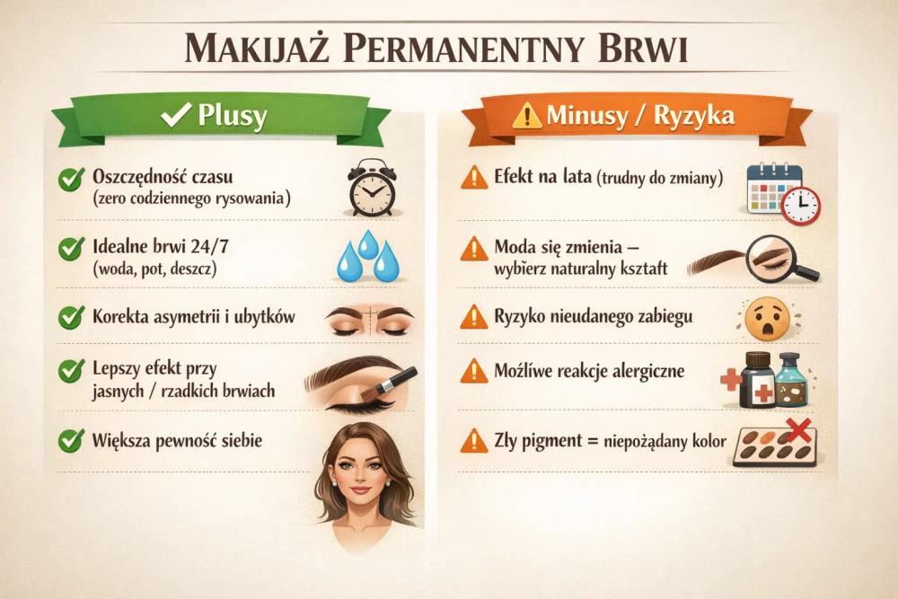 Makijaż permanentny brwi