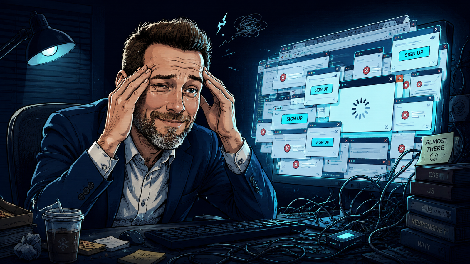 Claude Code built my website. I clicked OK for six hours