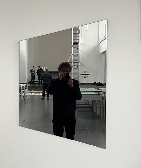 Grauer Spiegel (after Gerhard Richter) by Dominik L.