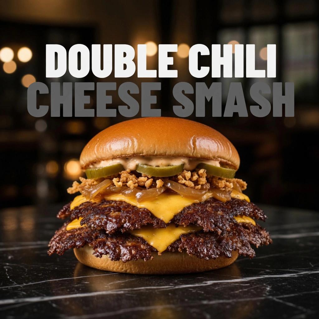 DOUBLE CHILI CHEESE SMASH