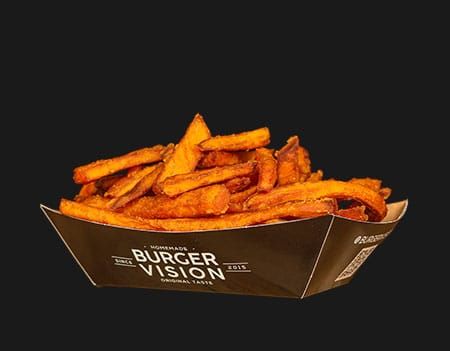 Burger Vision Deutschland, 1. Curly Fries: Knusprig, Goldbraun und BURGER VISION’s Signatur-Twist