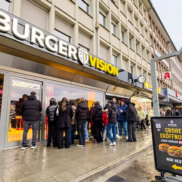 Burger Vision Mönchengladbach, Ein Opening, das alle Sinne gepackt hat