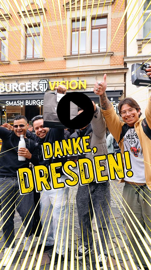 Burger Vision Dresden, Das Erfolgsrezept von Burger Vision jetzt auch an der Elbe