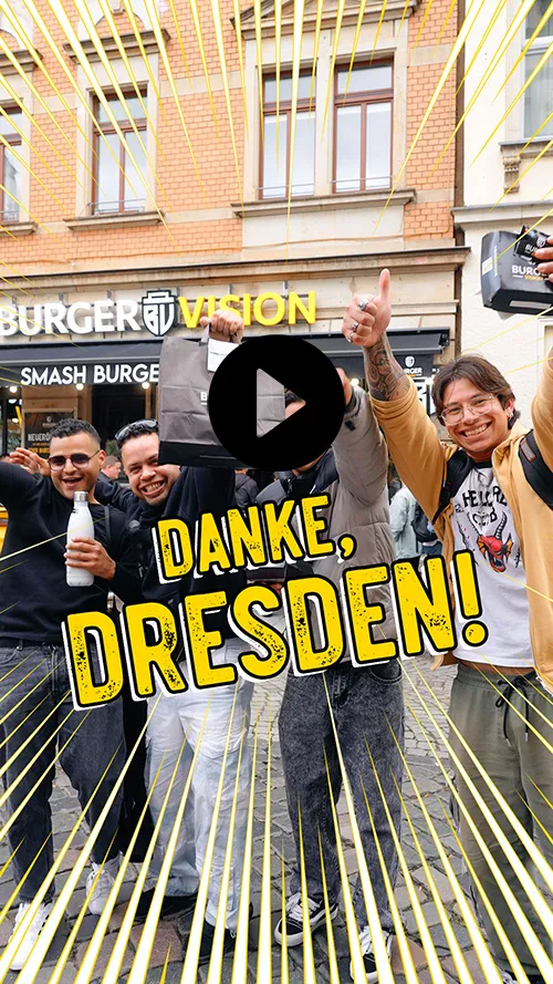Burger Vision Dresden, Das Erfolgsrezept von Burger Vision jetzt auch an der Elbe