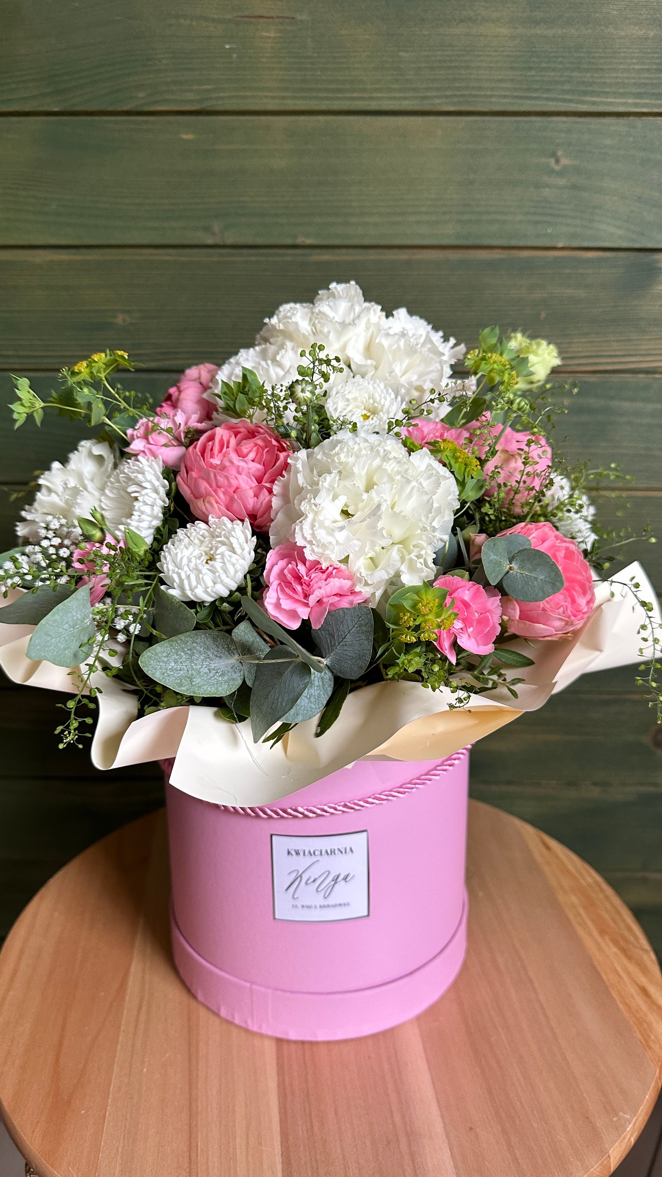 Flowerbox biało-różowy — ujęcie 2