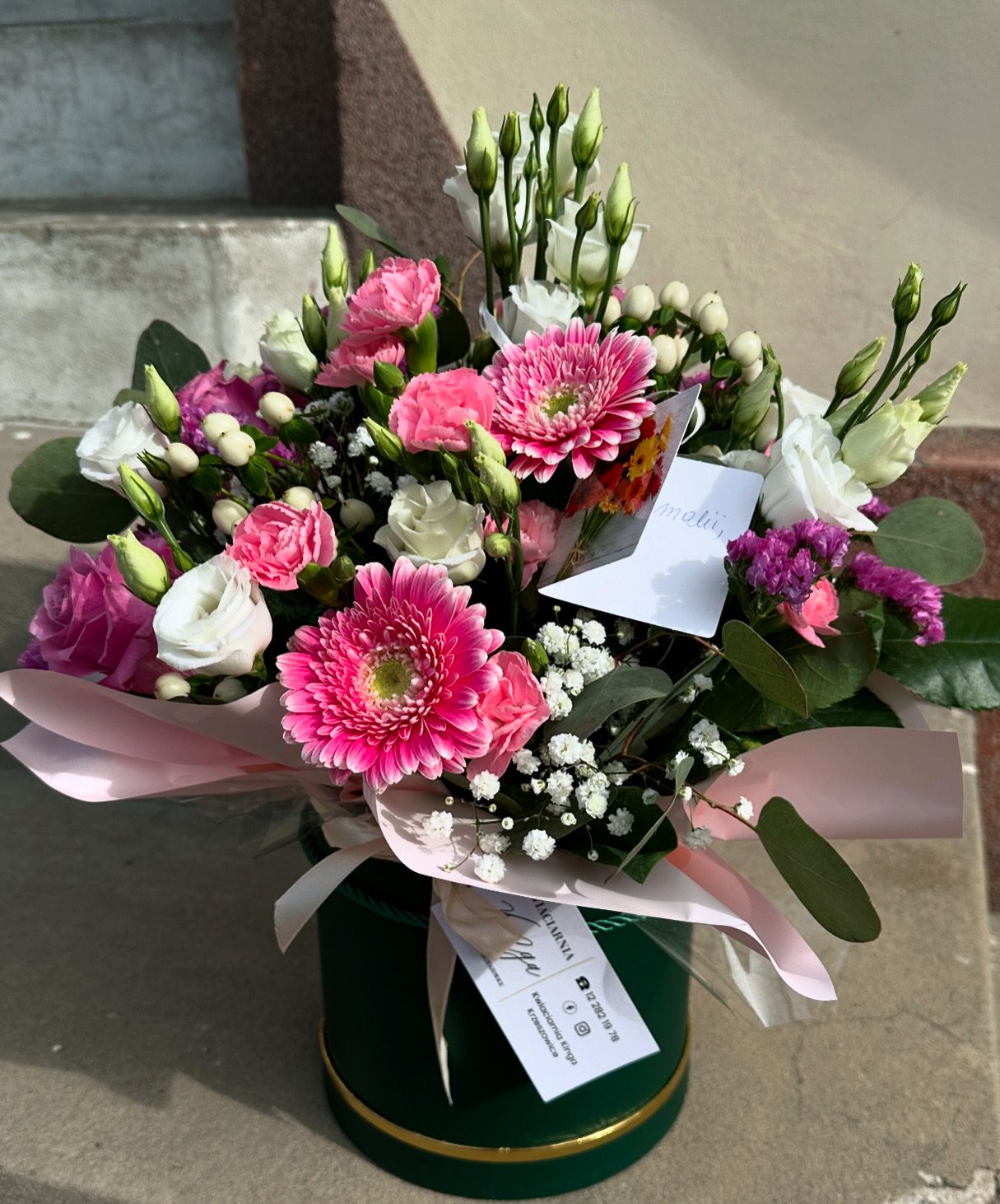 Flowerbox z gerberami