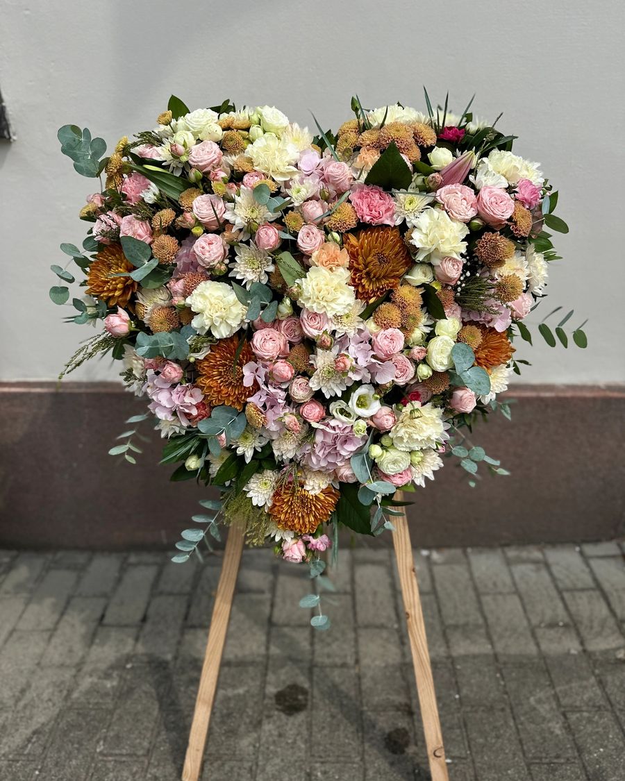 Serce w pastelowych odcieniach — ujęcie 2