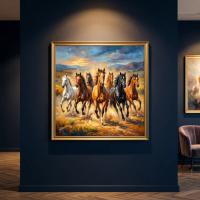 Vastu Painting Business Growth (Seven Horses)