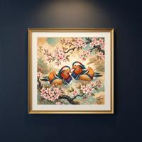 Vastu Painting Relationship (lovebirds)