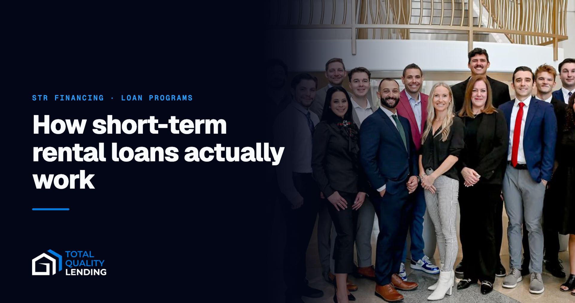 Short-Term Rental Loans: A Smarter Way to Build Real Estate Income — Total Quality Lending