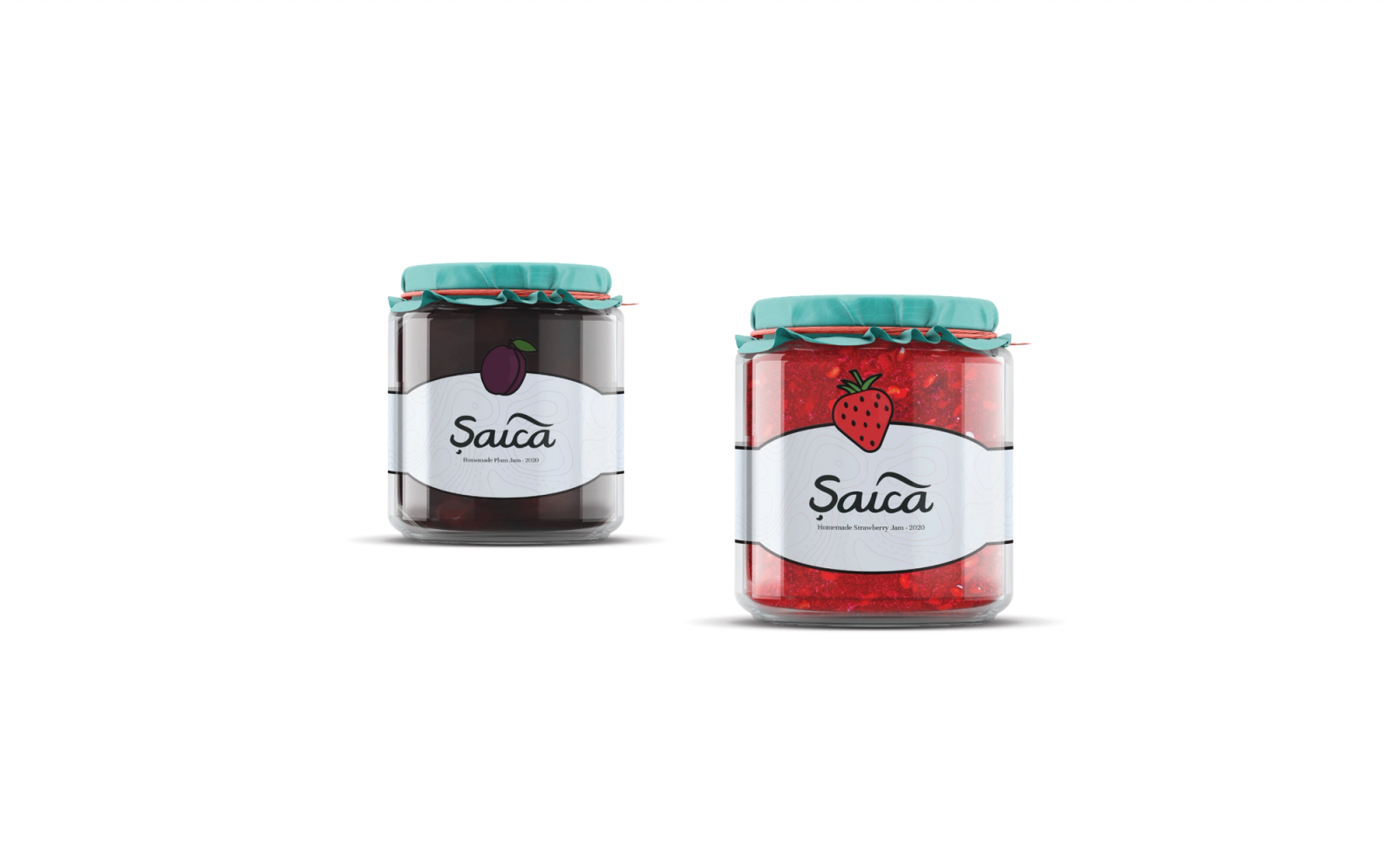 Saica Hut branded jar