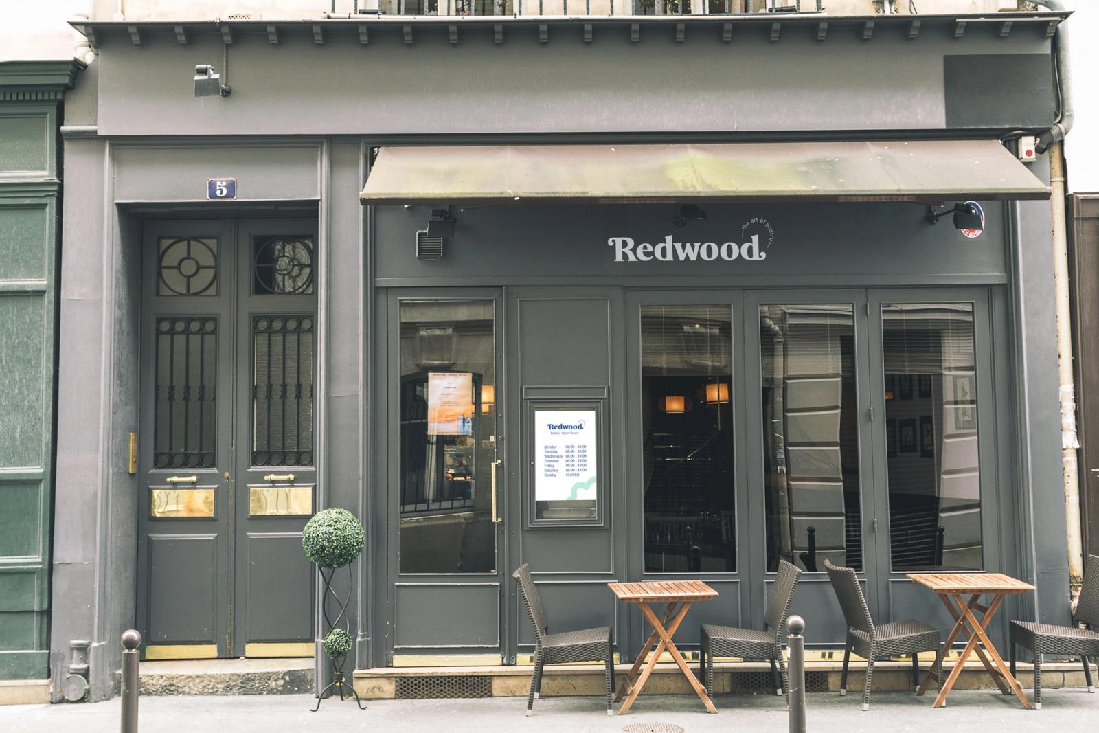 Redwood pastry shop facade