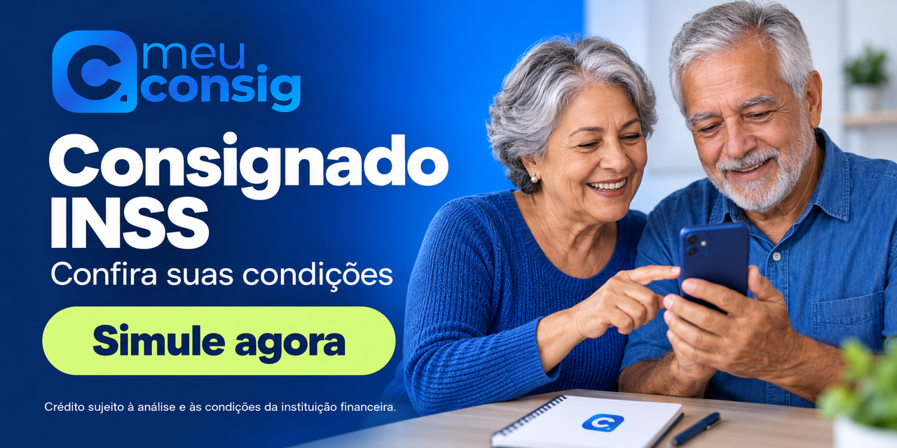Publicidade do Meu Consig sobre crédito consignado INSS.