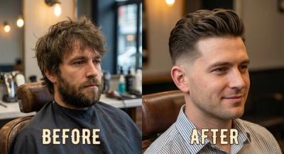 Before and after transformation