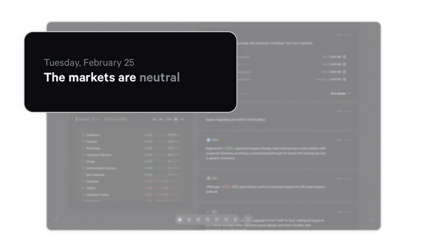 Contextual headline with sentiment value