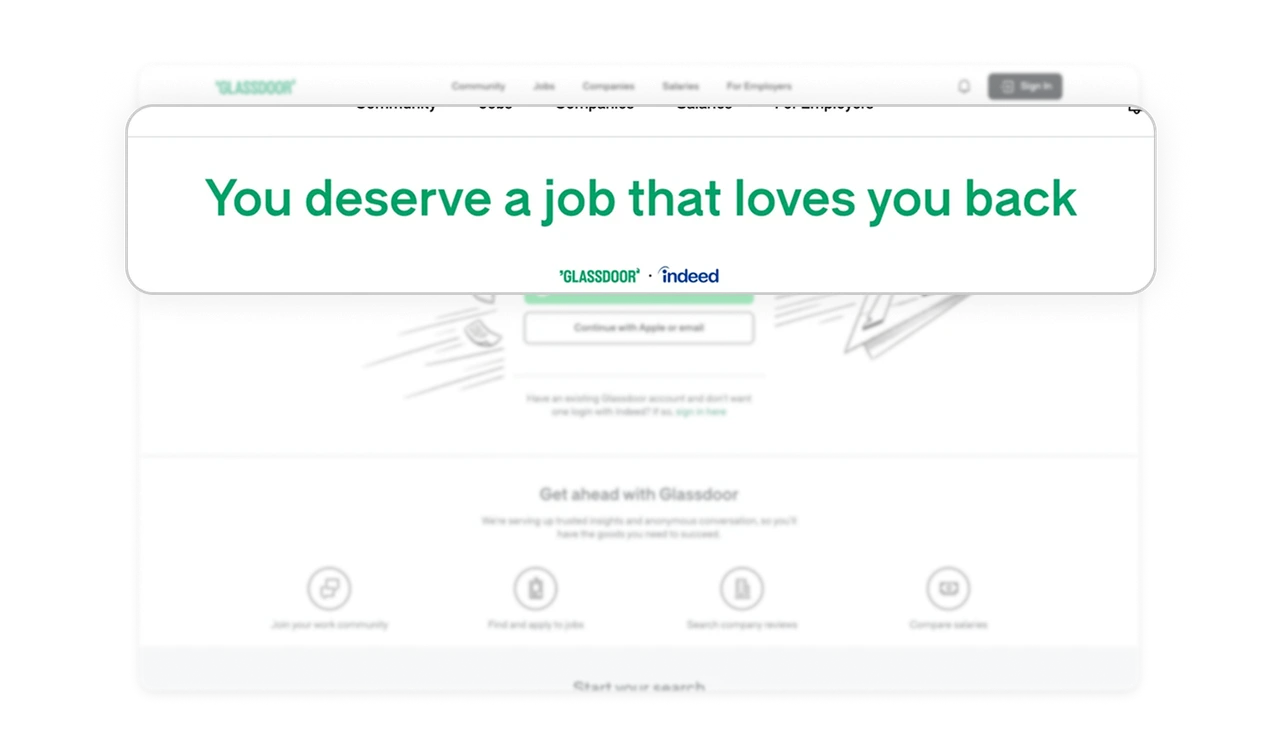 Hero headline sells the feeling, not the feature