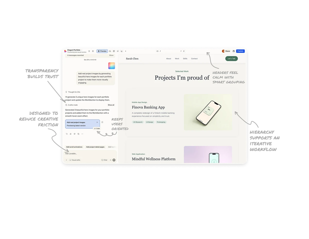 Vibe Coding Interface