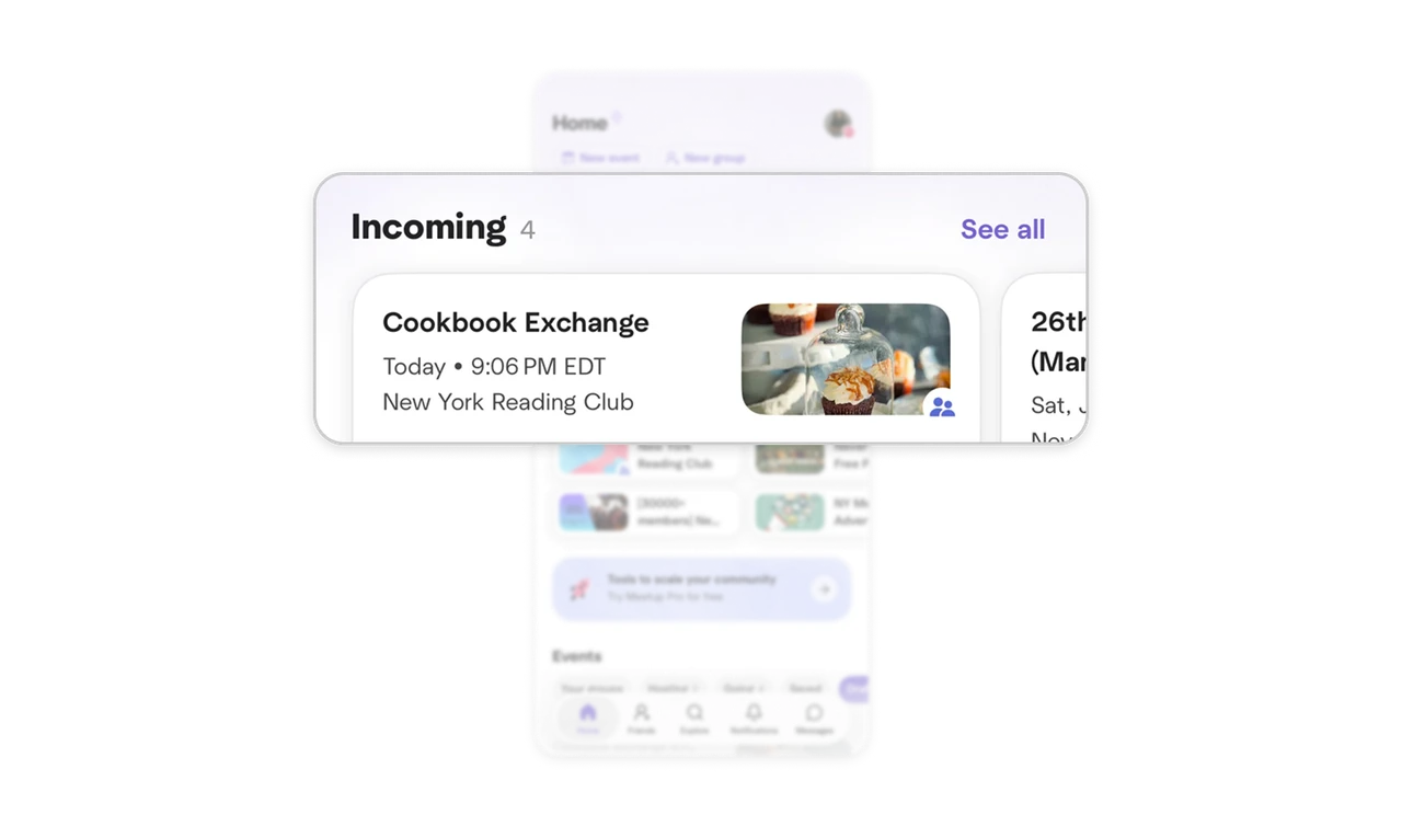 "Incoming" gives the events section kinetic energy