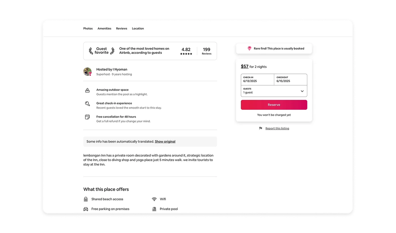 Minimal yet information-rich layout