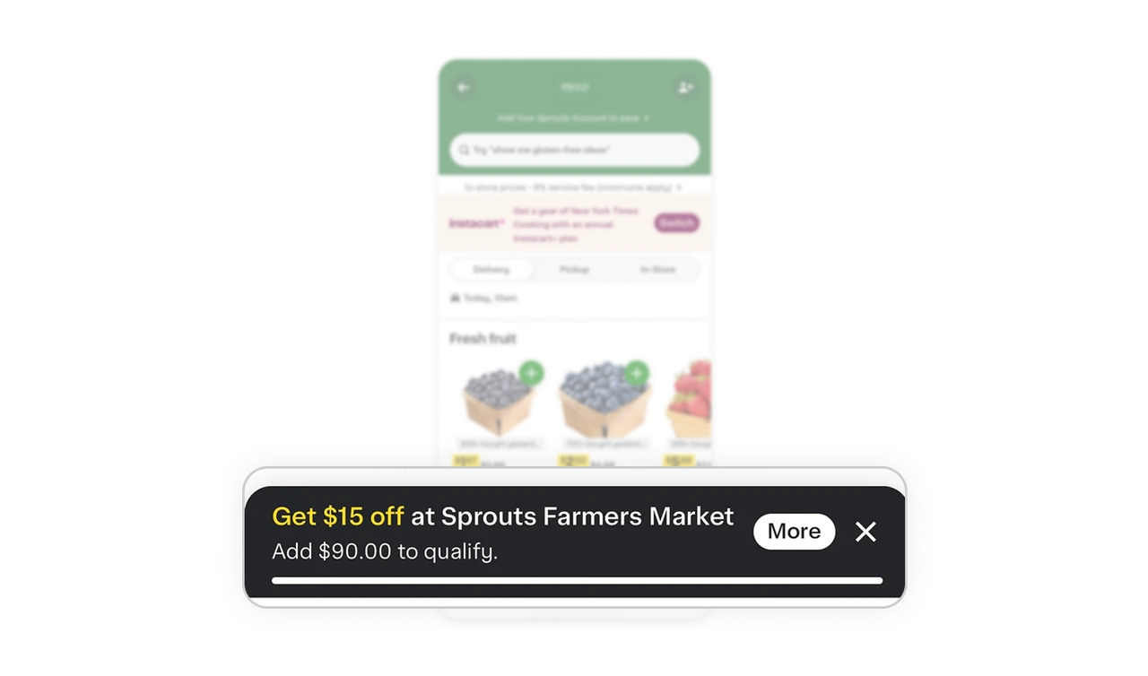 Sticky promotions keep goals visible