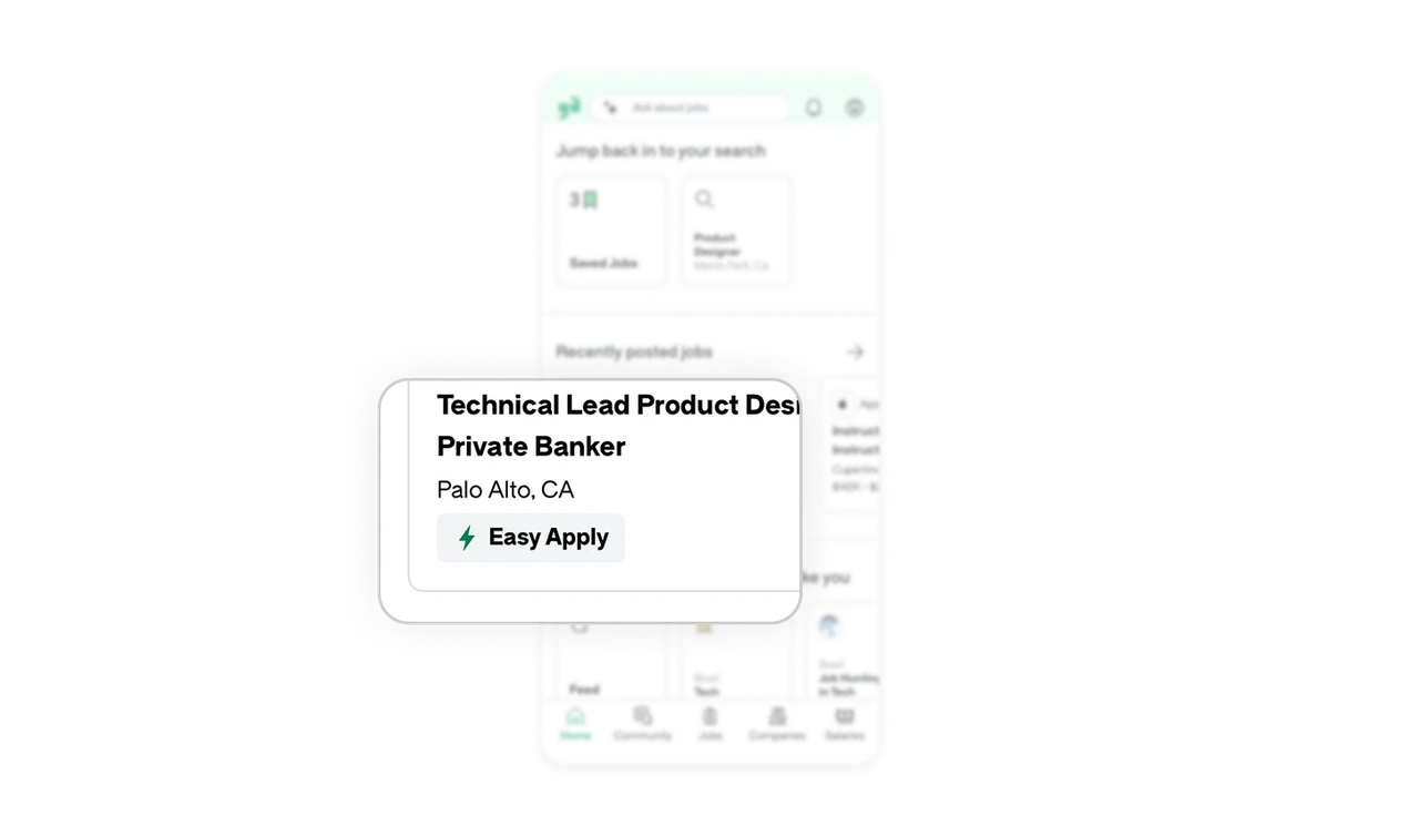 Easy Apply badge signals friction level before the tap