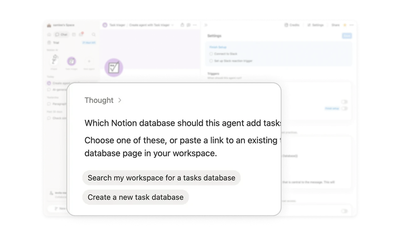 Chat offers tappable choices instead of demanding free text