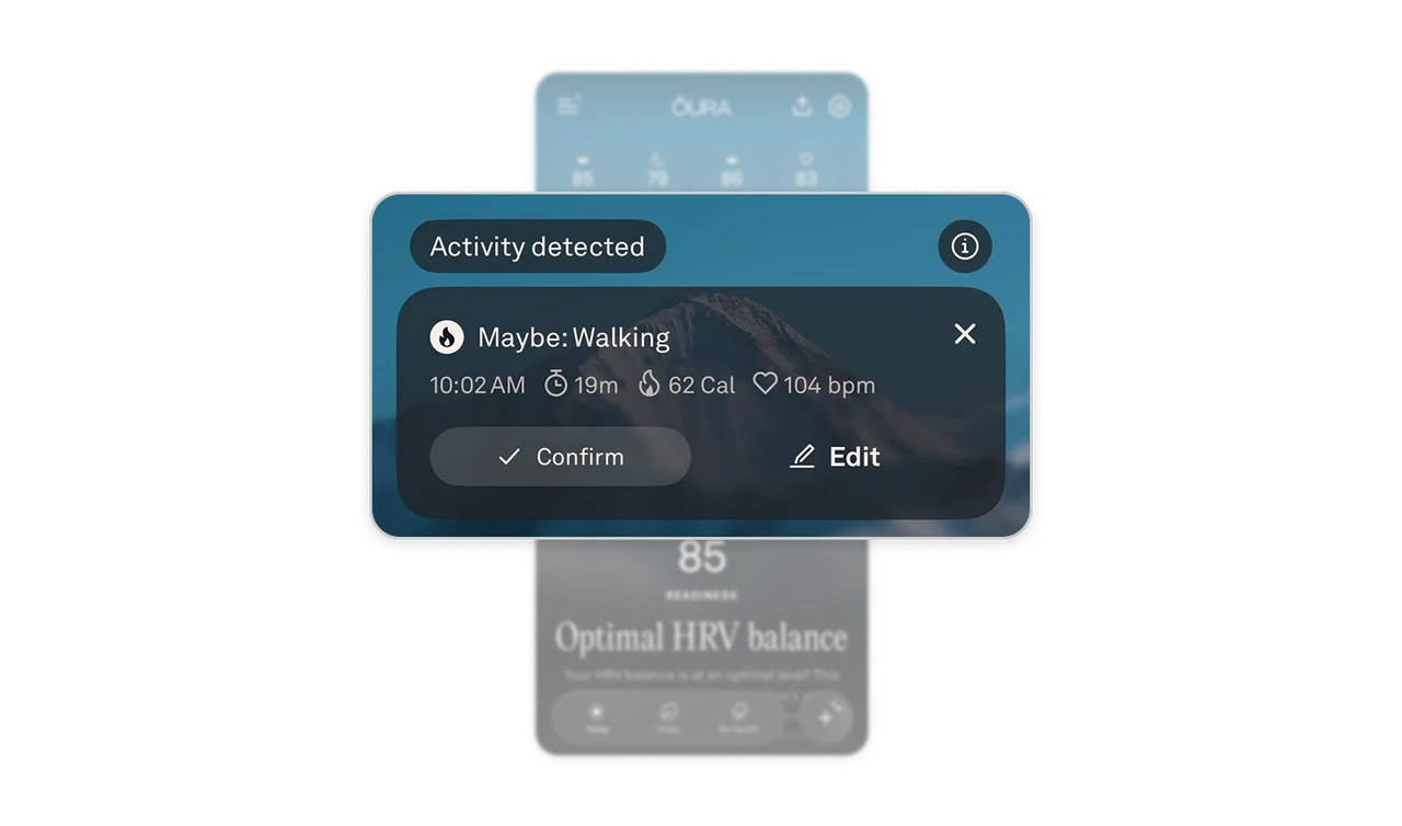 "Maybe: Walking" states the AI's guess as a guess