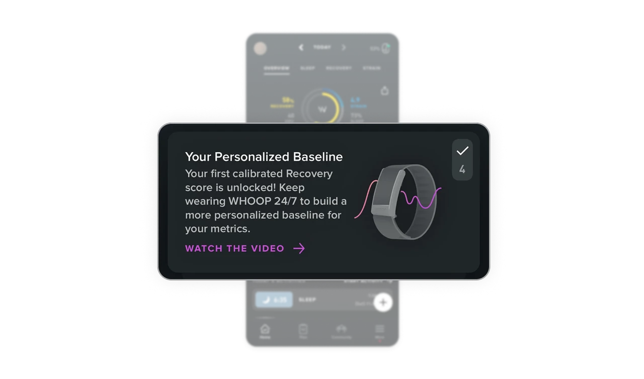 Personalized Baseline card turns waiting into a journey