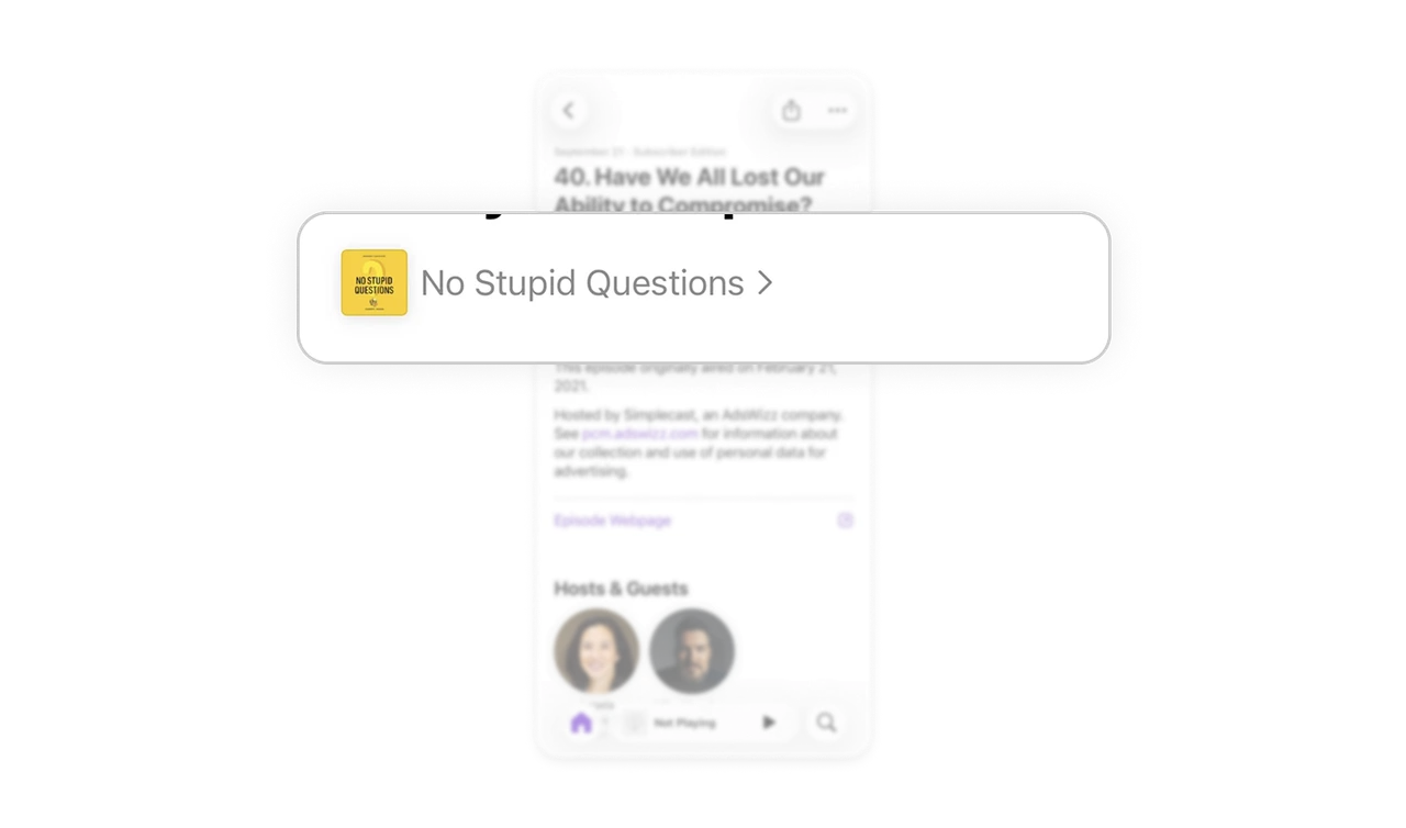 Context through recognizable visual cues