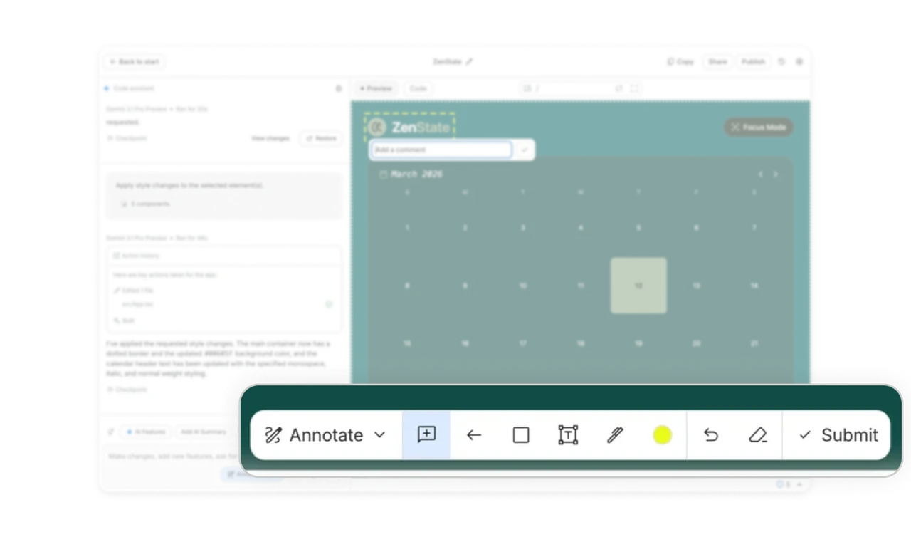Preview toolbar consolidates annotation tools in one pill