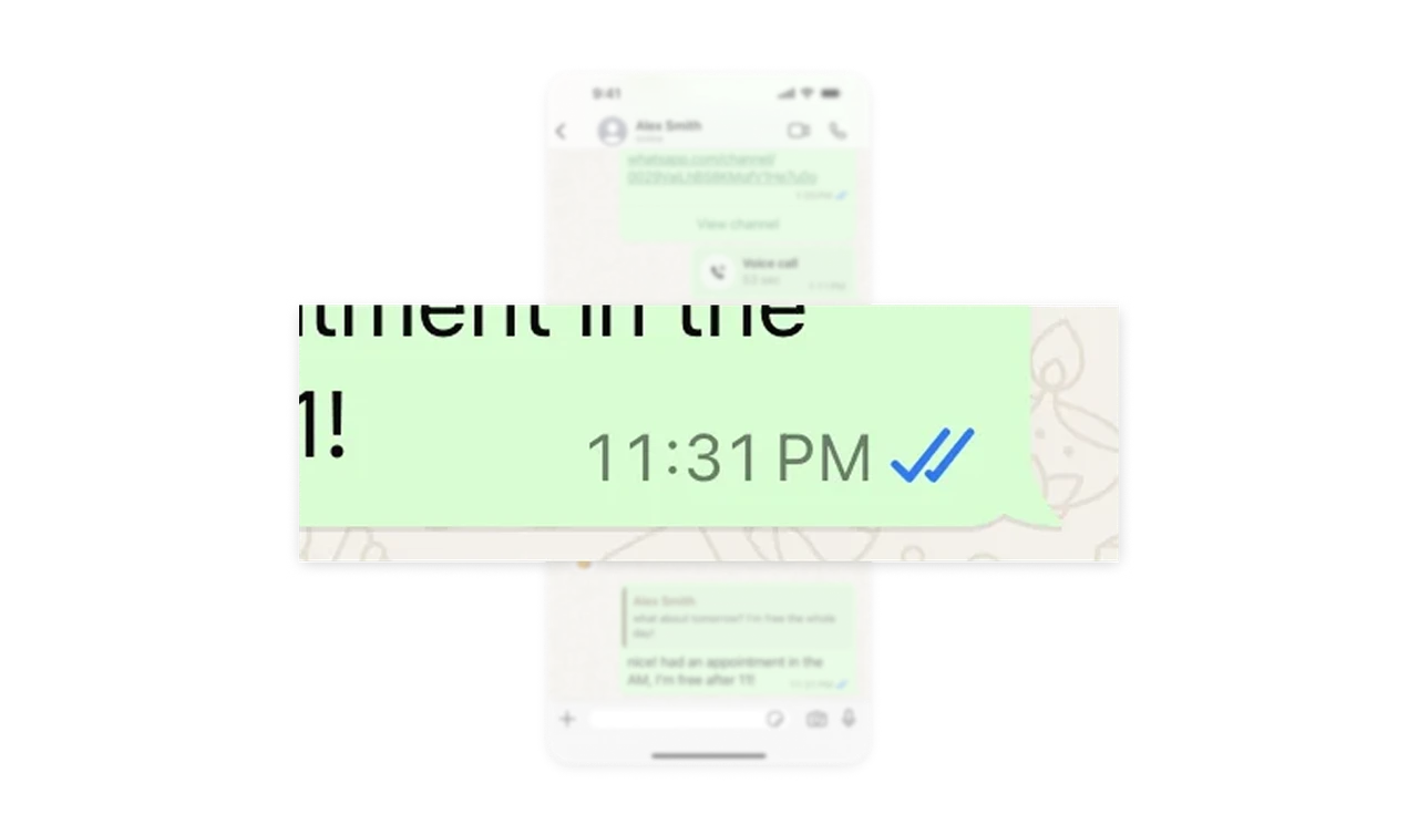 Visual Message Status Without Clutter