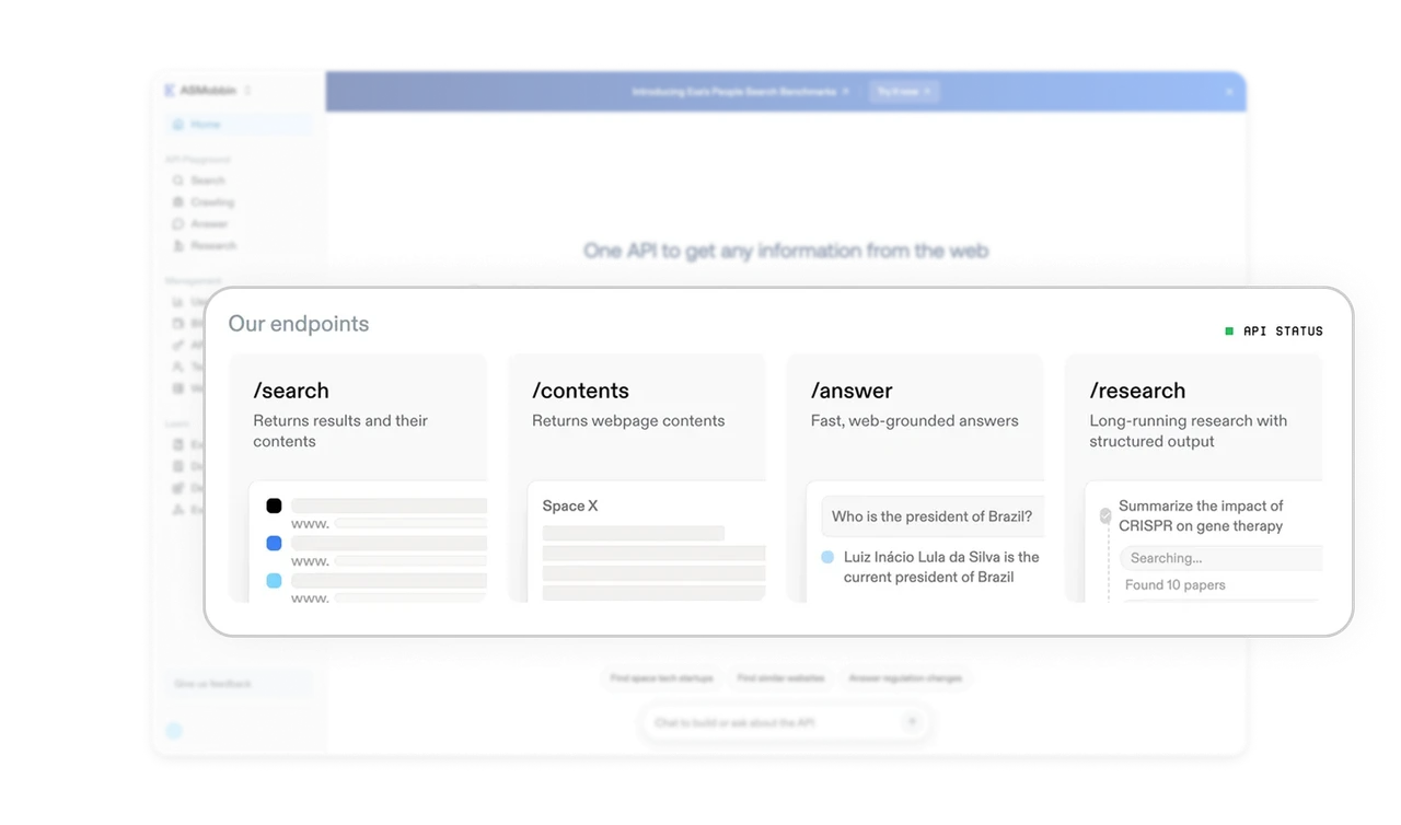 Product education is built into the layout